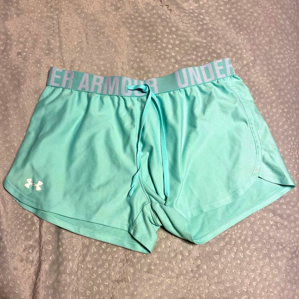 Teal Under Armor shorts M
